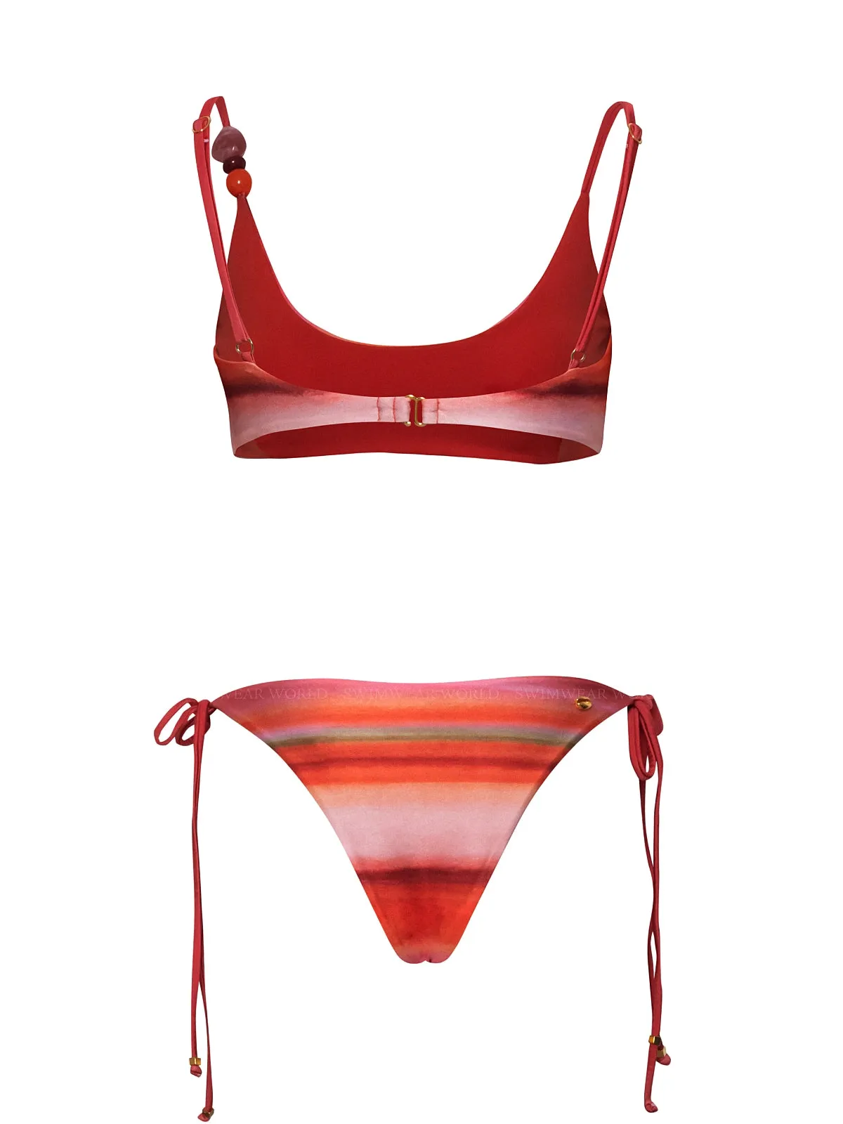 Itala Side Tie Bikini sold by SWORLD Inc product image thumbnail 4