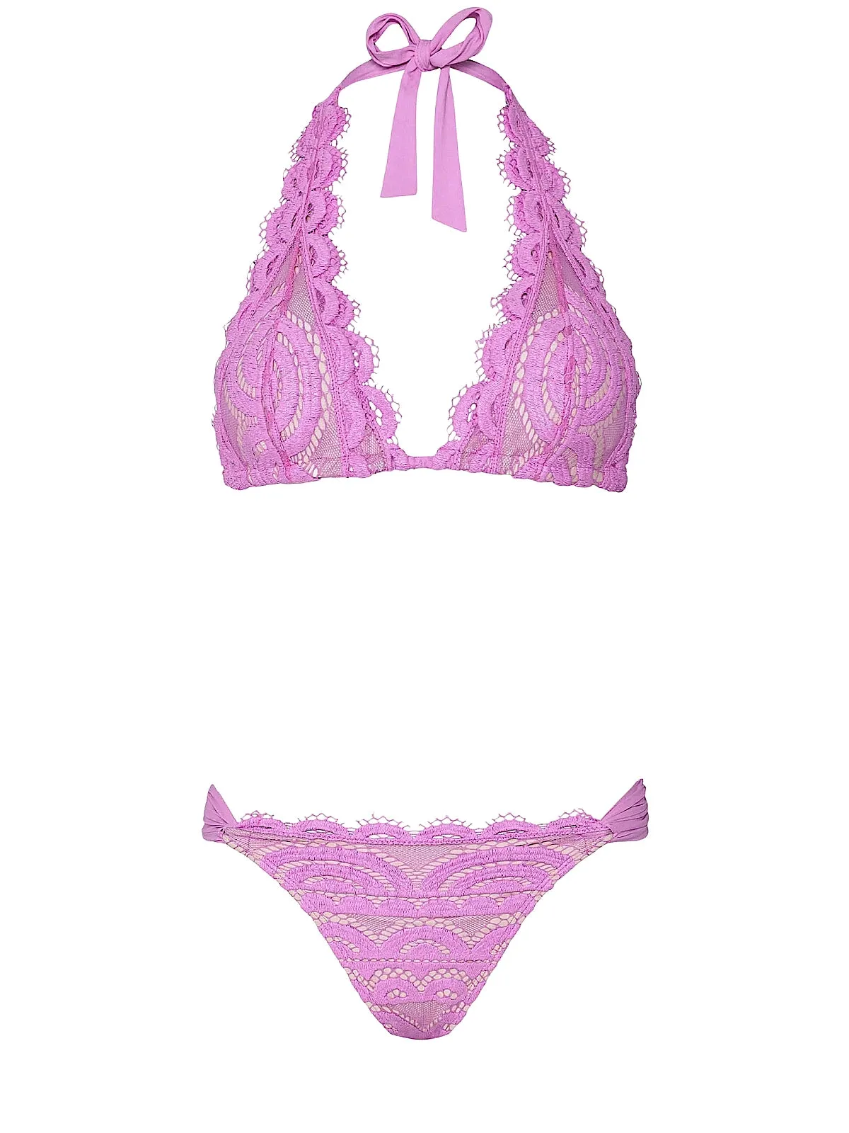 Lace Halter-Lace Fanned Bikini sold by SWORLD Inc product image thumbnail 5