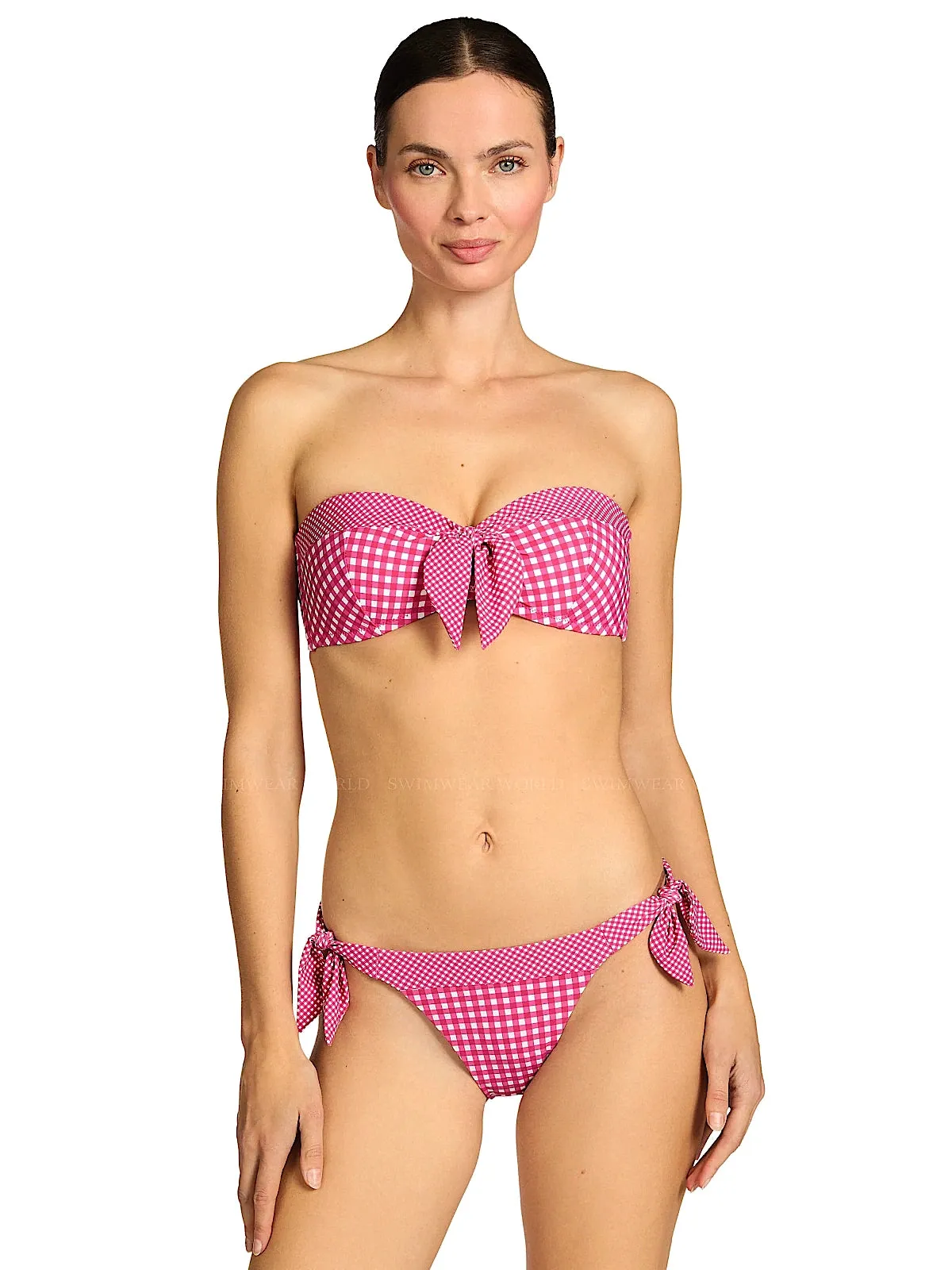 Brigitte Bandeau Bra-Brigitte Side Tie Bikini sold by SWORLD Inc