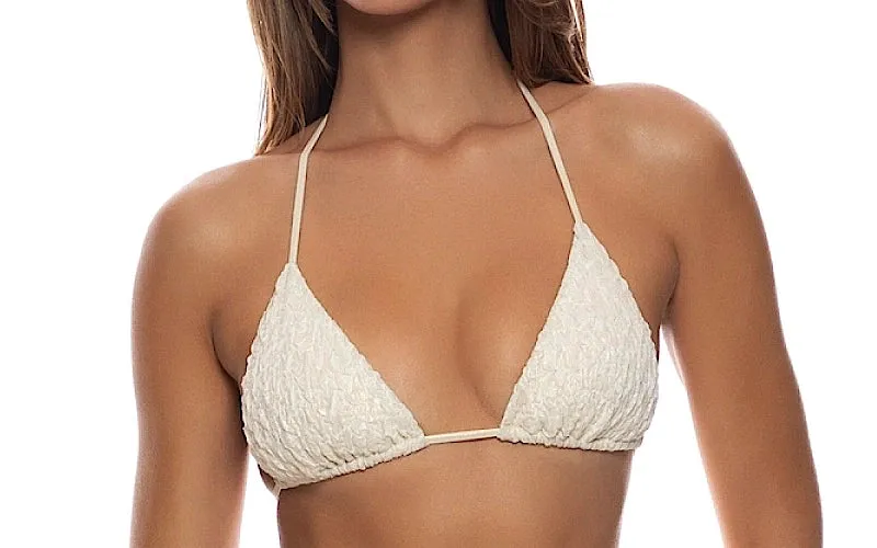Seamless Triangle-Seamless Ruched Back Tie Side Bikini sold by SWORLD Inc product image thumbnail 4