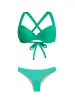 Perla Halter-Basic Ruched Bikini sold by SWORLD Inc