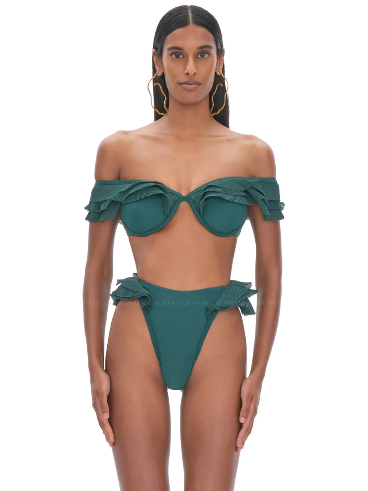 Salama High Rise Bikini sold by SWORLD Inc