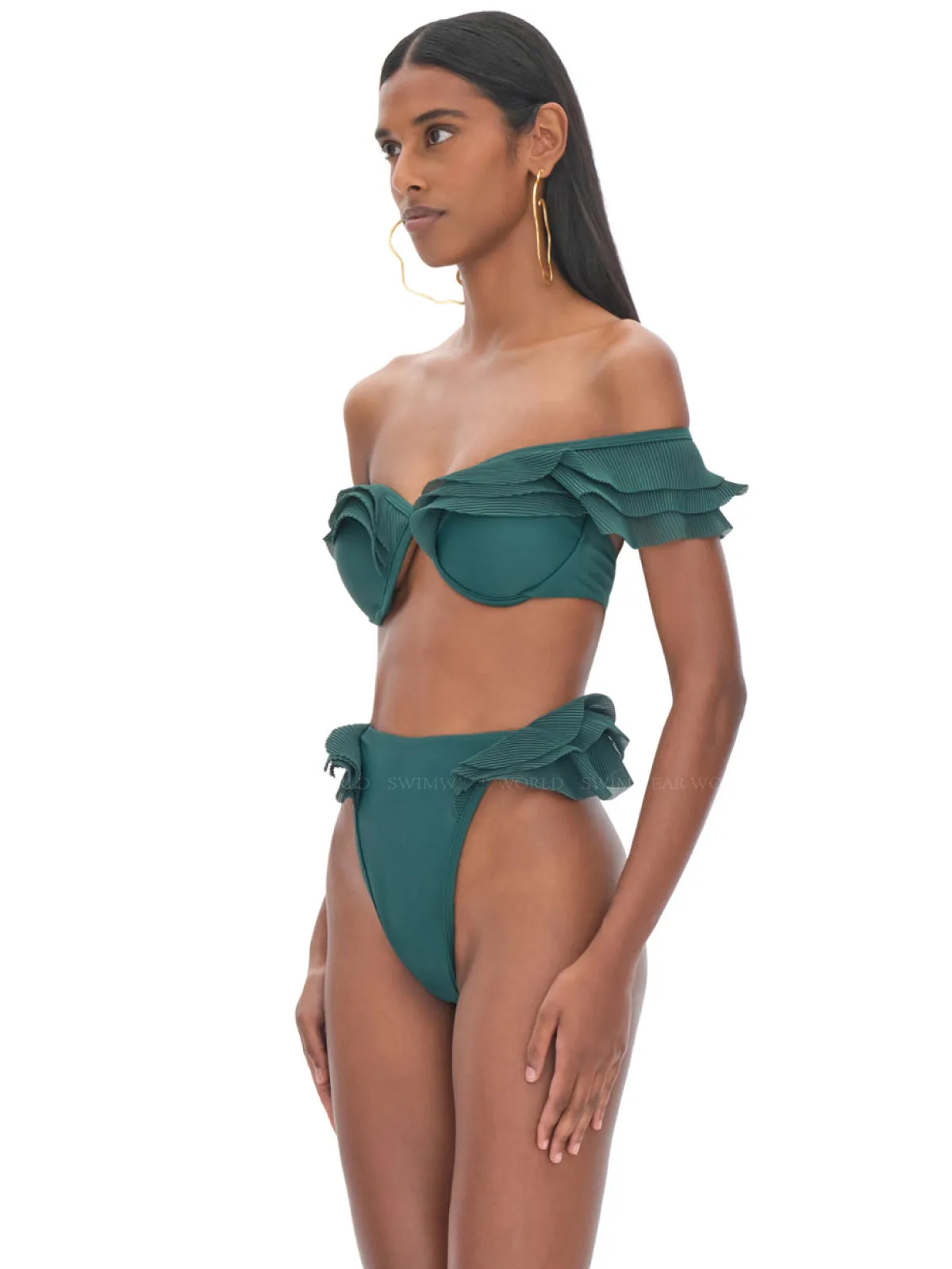 Salama High Rise Bikini sold by SWORLD Inc product image thumbnail 4