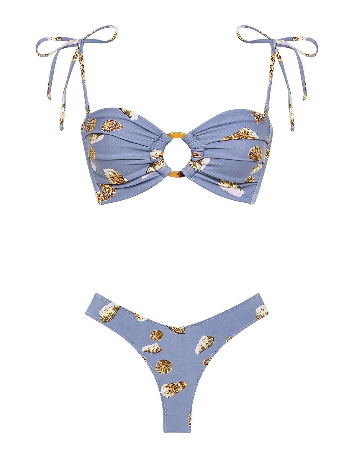 Tori Ties Bandeau-Lulu Bikini sold by SWORLD Inc