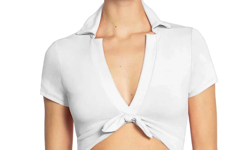 Ava T-Shirt With Collar-Ava High Waist Bikini sold by SWORLD Inc product image thumbnail 4