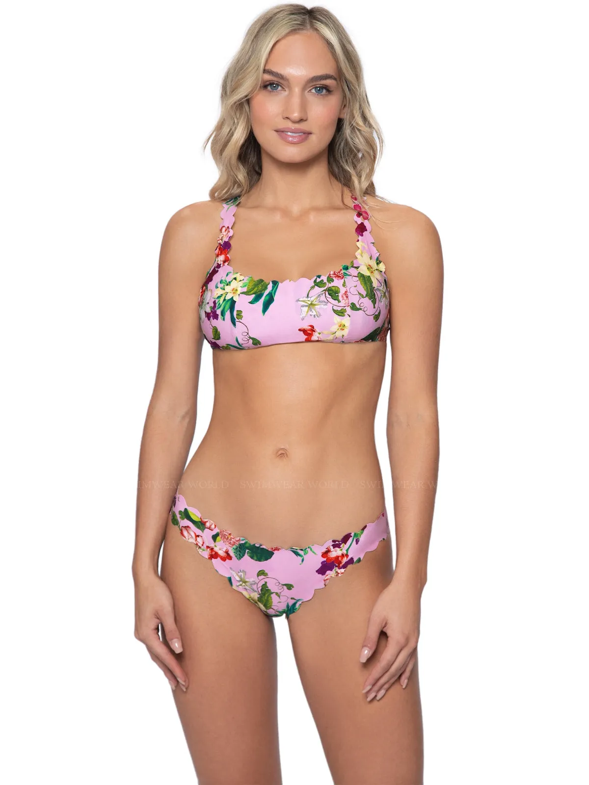 Reversible Seamless Wave Halter-Reversible Seamless Wave Bikini sold by SWORLD Inc product image thumbnail 2