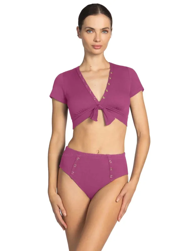 Amy Raglan-Amy High Waist Bikini sold by SWORLD Inc