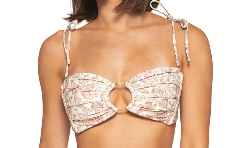 Tori Ties Bandeau-Tamarindo Ruffle Bikini sold by SWORLD Inc product image thumbnail 5