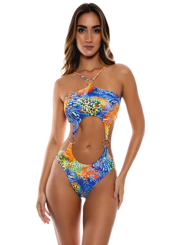 Ring Diamond Cut Out Monokini sold by SWORLD Inc
