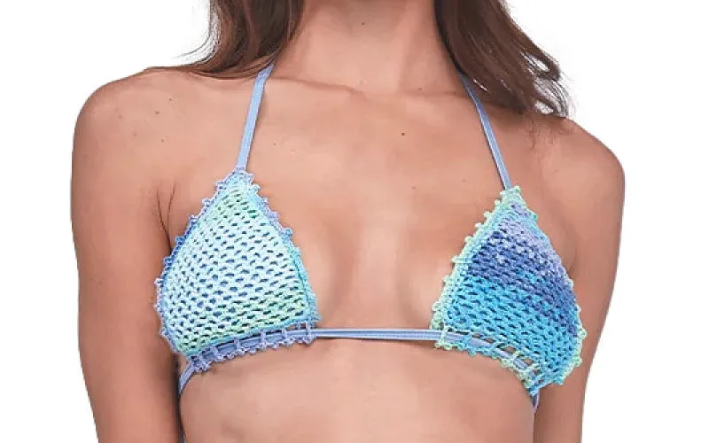Kendall Blue Crochet Bikini sold by SWORLD Inc product image thumbnail 5