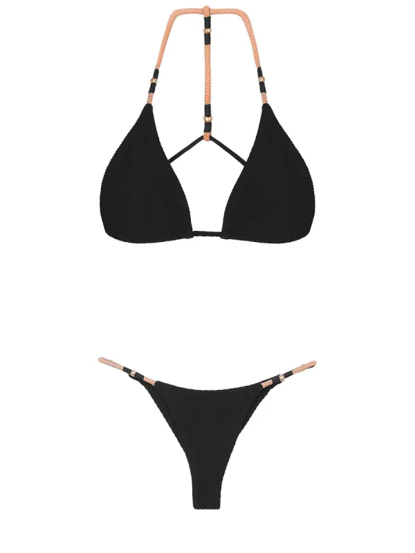 Layla T Back Tri-Layla String Detail Bikini sold by SWORLD Inc