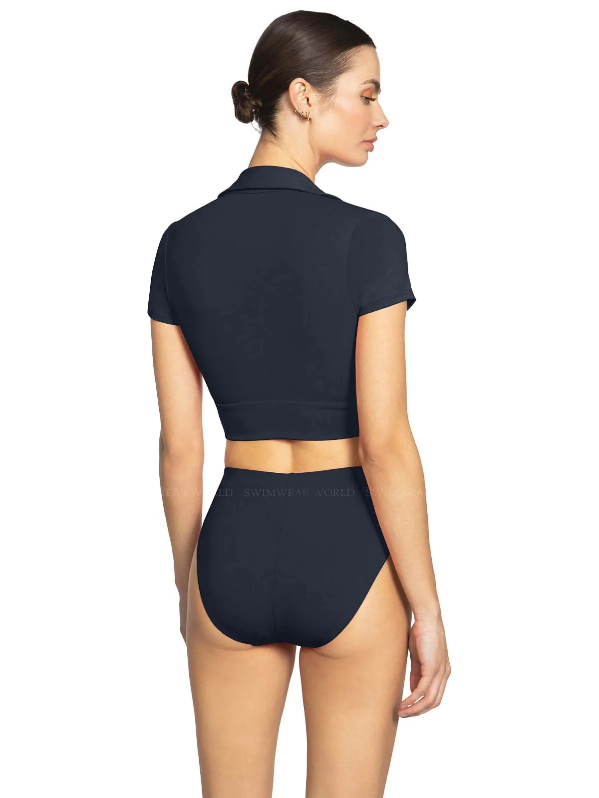 Ava T-Shirt With Collar-Ava High Waist Bikini sold by SWORLD Inc product image thumbnail 2