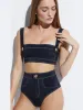Lavinia Bandeau Bikini sold by SWORLD Inc