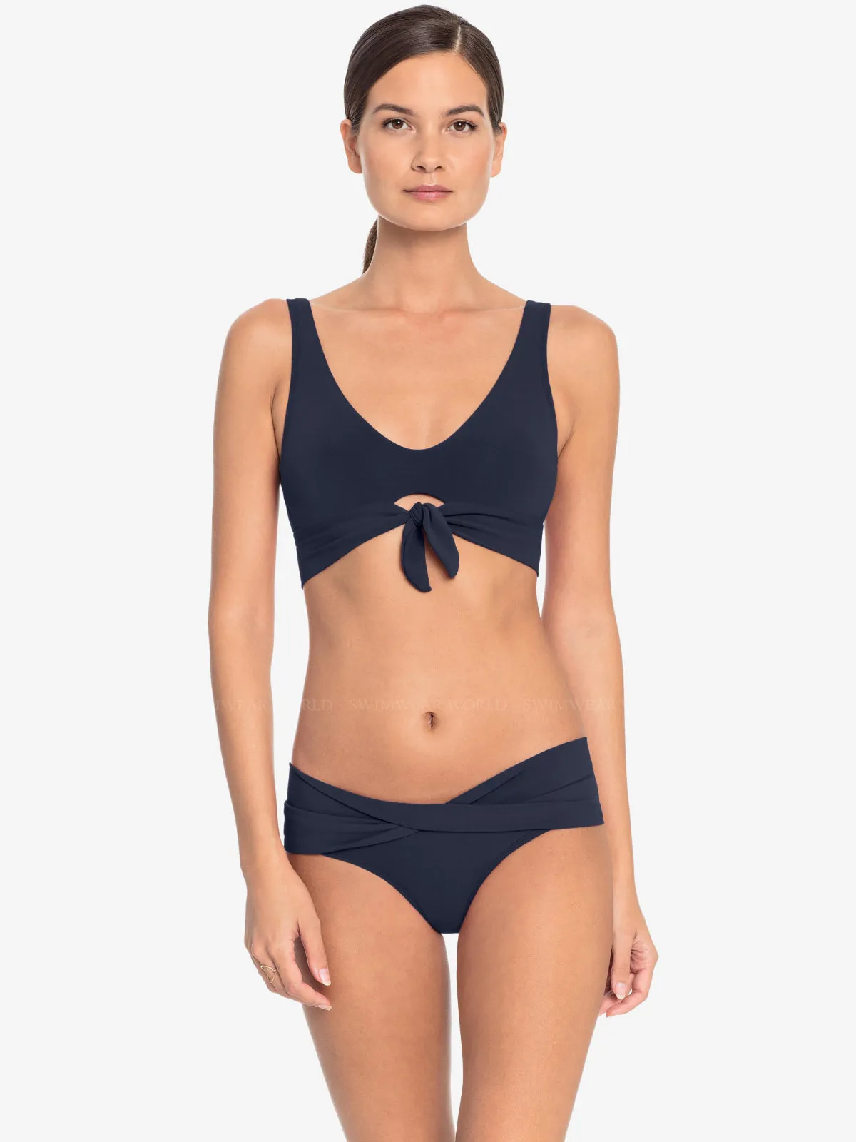 Ava Over Shoulder-Ava Twist Bikini sold by SWORLD Inc