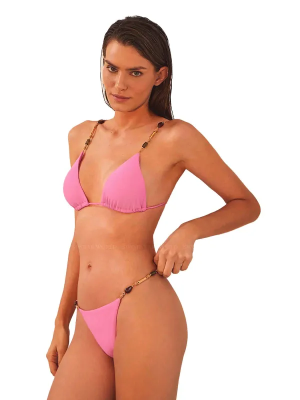 Kaia Tri Parallel-Kaia String Detail Bikini sold by SWORLD Inc