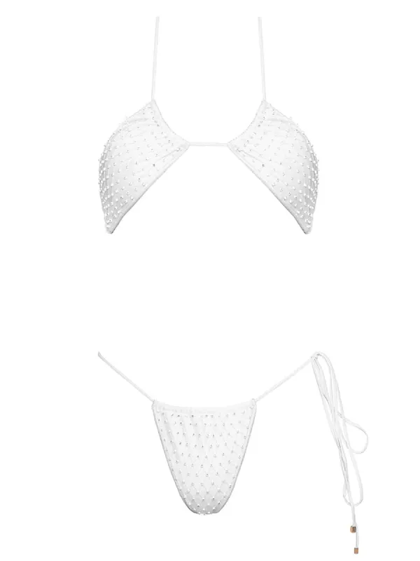 Amelie Halter-Amelie Tie Side Bikini sold by SWORLD Inc