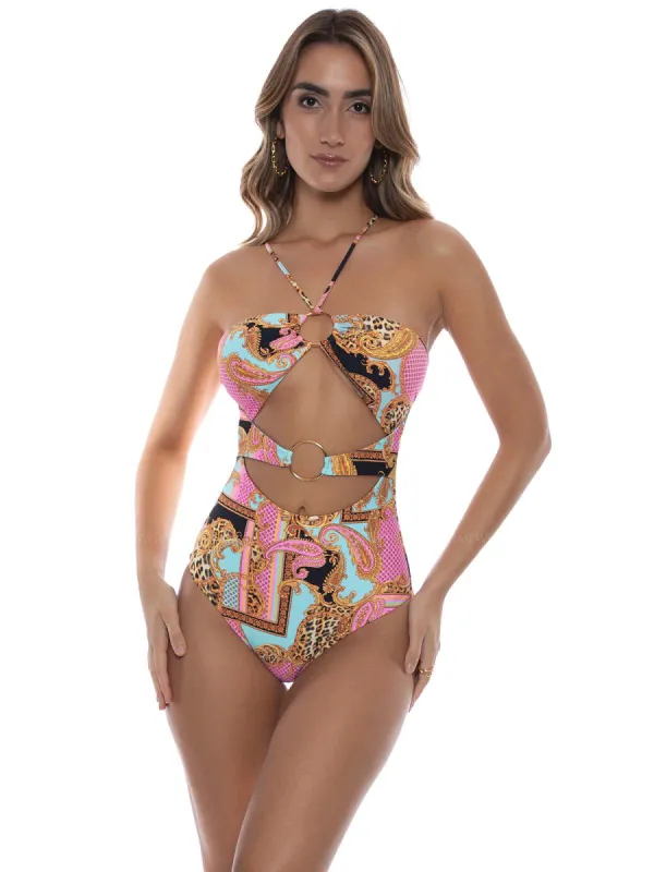 Double Loop Bandeau One Piece sold by SWORLD Inc