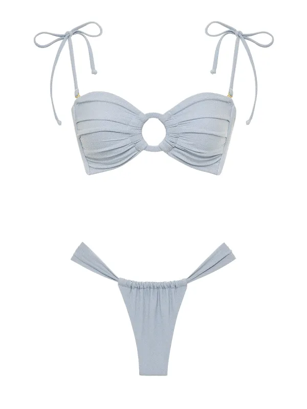 Tori Ties Bandeau-Sandra Bikini sold by SWORLD Inc