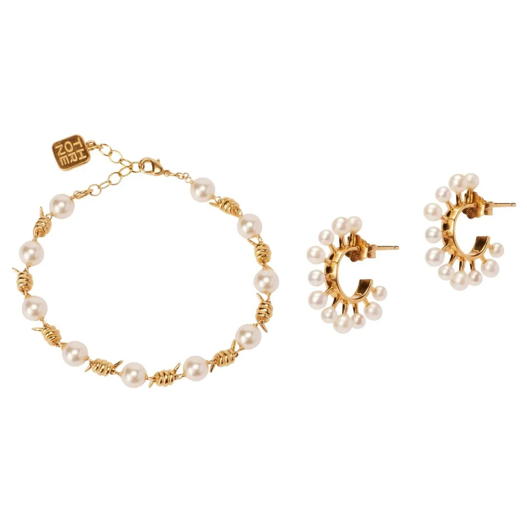 Forbidden Truths Bracelet & Juliet is the Sun Huggies Bundle sold by Thorne Dynasty