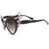 Oversize Women's Cat Eye Wing Tip Sunglasses 9953 sold by ZeroUV