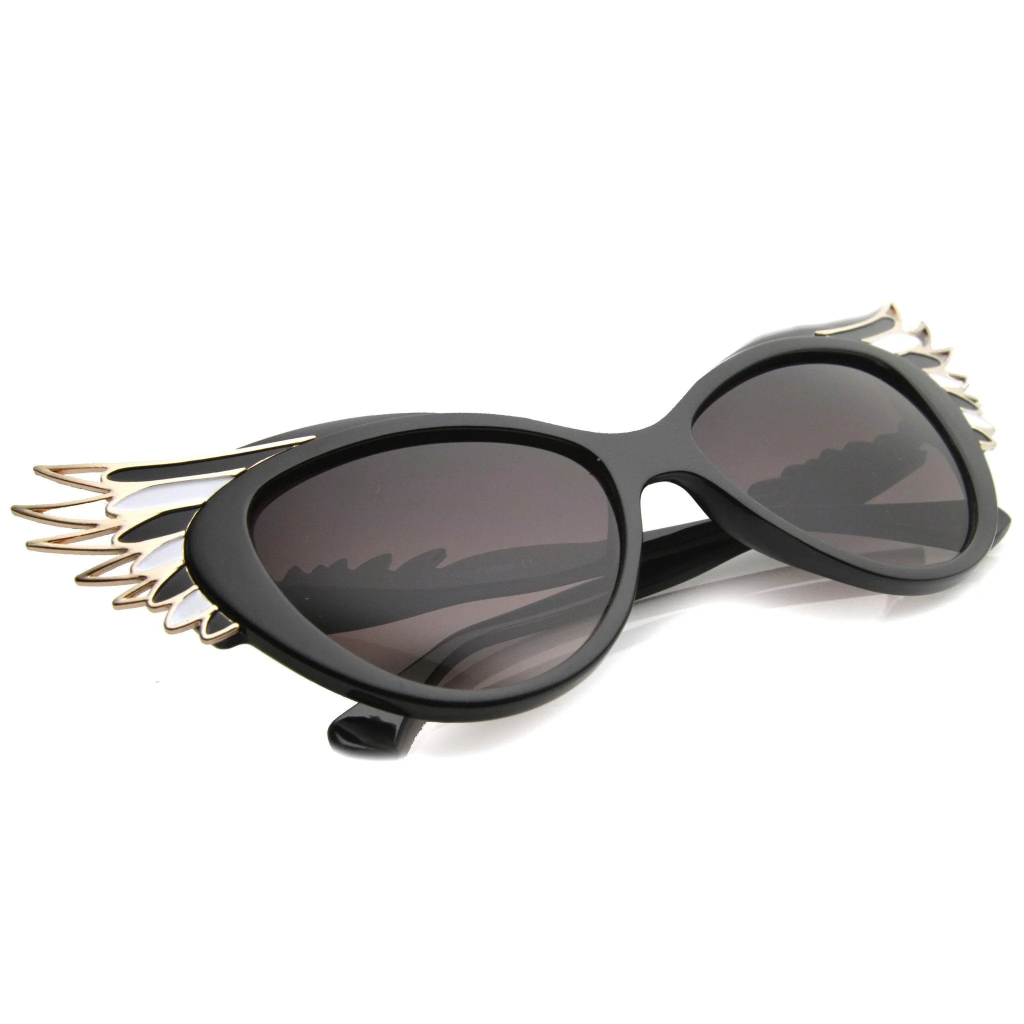 Oversize Women's Cat Eye Wing Tip Sunglasses 9953 sold by ZeroUV product image thumbnail 4
