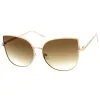 Oversize Indie Flat Gradient Lens Cat Eye Sunglasses A851 sold by ZeroUV