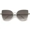 Oversize Indie Flat Gradient Lens Cat Eye Sunglasses A851 sold by ZeroUV