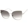 Oversize Indie Flat Gradient Lens Cat Eye Sunglasses A851 sold by ZeroUV