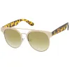 Retro Modern Horned Rim Mirror Lens Sunglasses A496 sold by ZeroUV