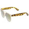 Retro Modern Horned Rim Mirror Lens Sunglasses A496 sold by ZeroUV