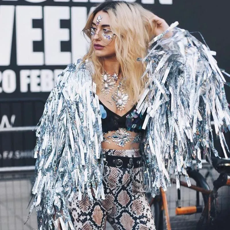 Oversize Women's Festival Heart Shape Clear Lens Glasses C304 sold by ZeroUV product image thumbnail 2