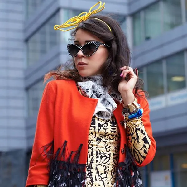 Retro 1950's Polka Dot Cat Eye Fashion Sunglasses 8498 sold by ZeroUV product image thumbnail 4