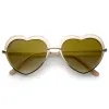 Women's Indie Heart Shape Laser Cut Sunglasses A299 sold by ZeroUV