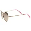 Women's Indie Heart Shape Laser Cut Sunglasses A299 sold by ZeroUV