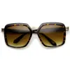Luxury Womens Fashion Metal Temple Oversize Square Sunglasses 9164 sold by ZeroUV