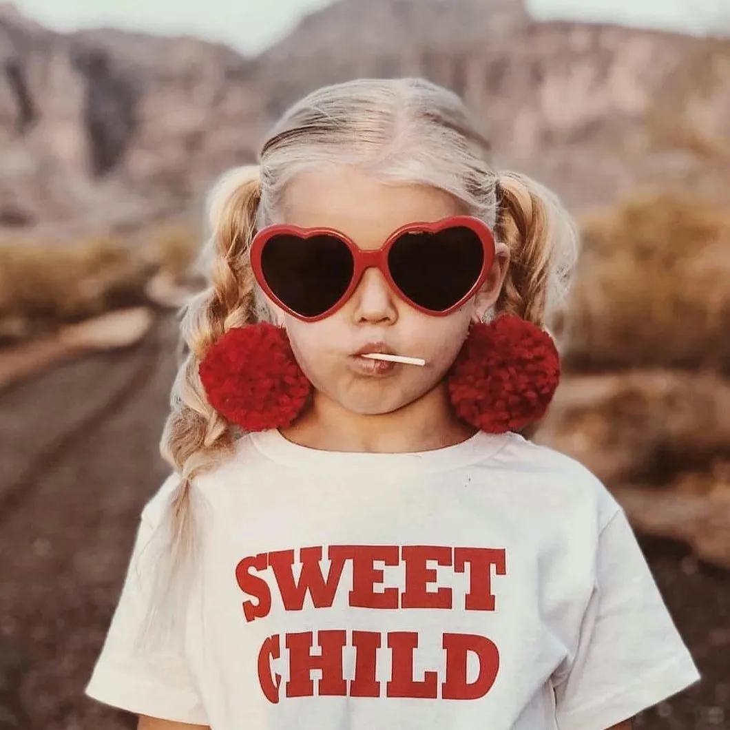 Cute Womens Lolita Sweet Heart Shape Sunglasses 8182 sold by ZeroUV product image thumbnail 3