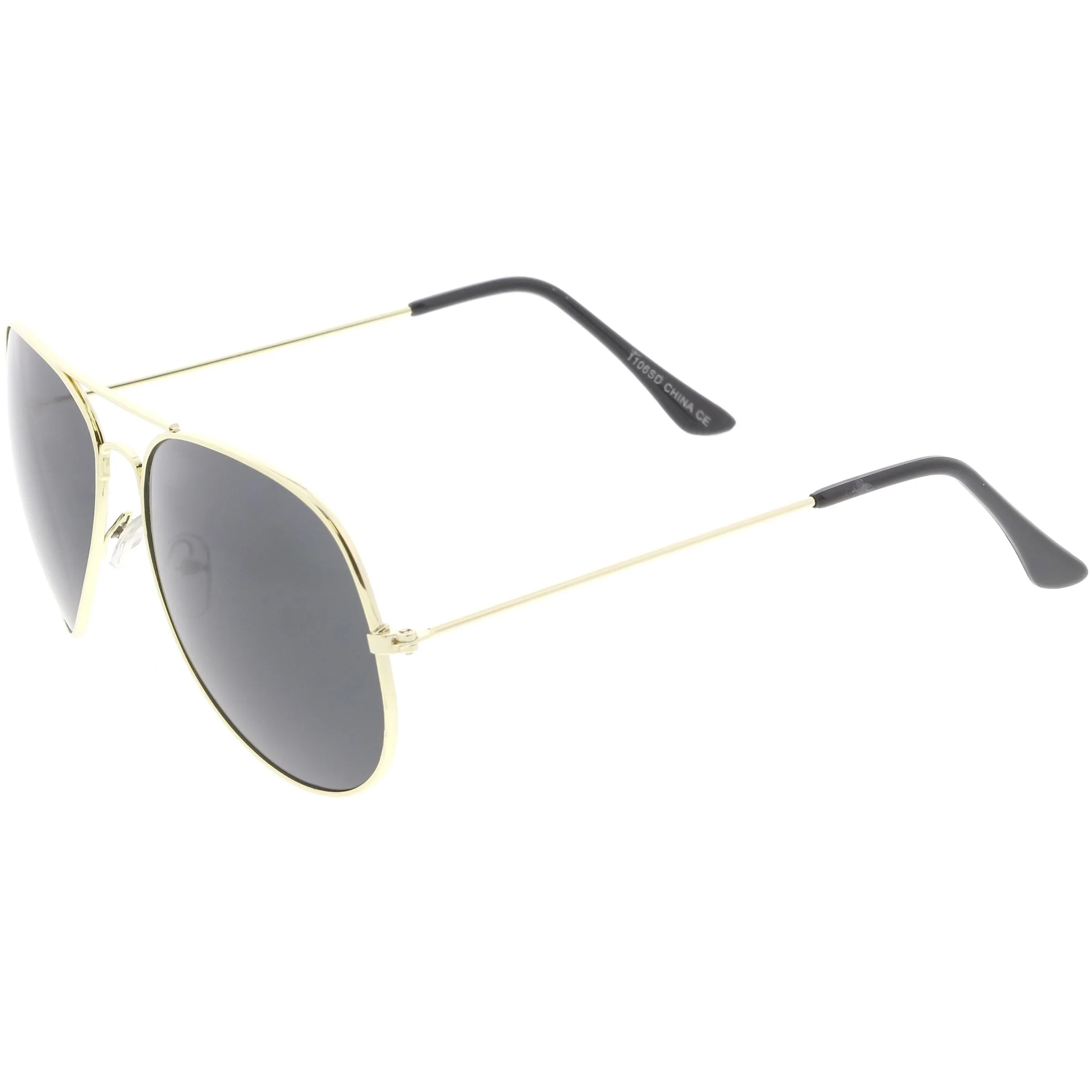 Retro Oversize Full Metal Aviator Sunglasses C761 60mm sold by ZeroUV product image thumbnail 4
