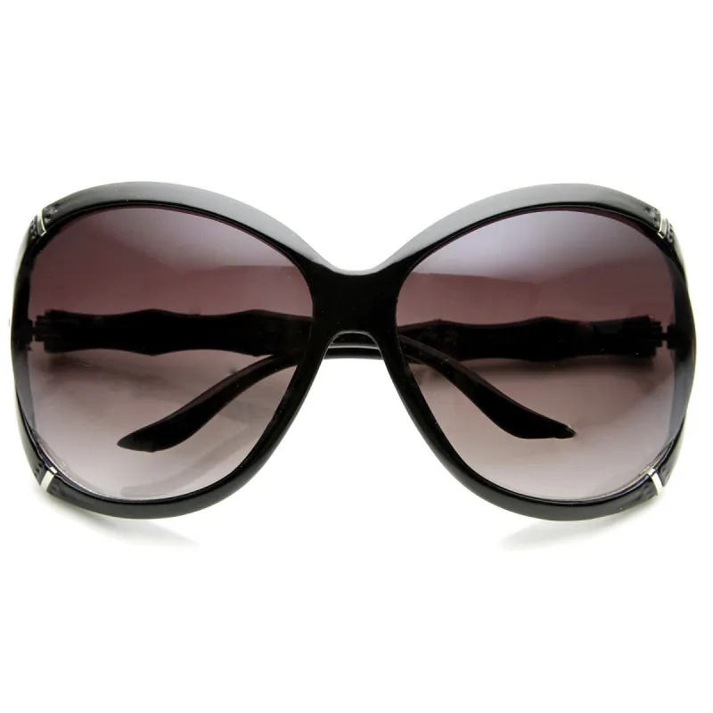 Oversize Womens Fashion Designer Bamboo Style Sunglasses 8995 sold by ZeroUV