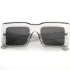 High Fashion Thick Rimmed Neutral Colored Square Sunglasses D102 sold by ZeroUV
