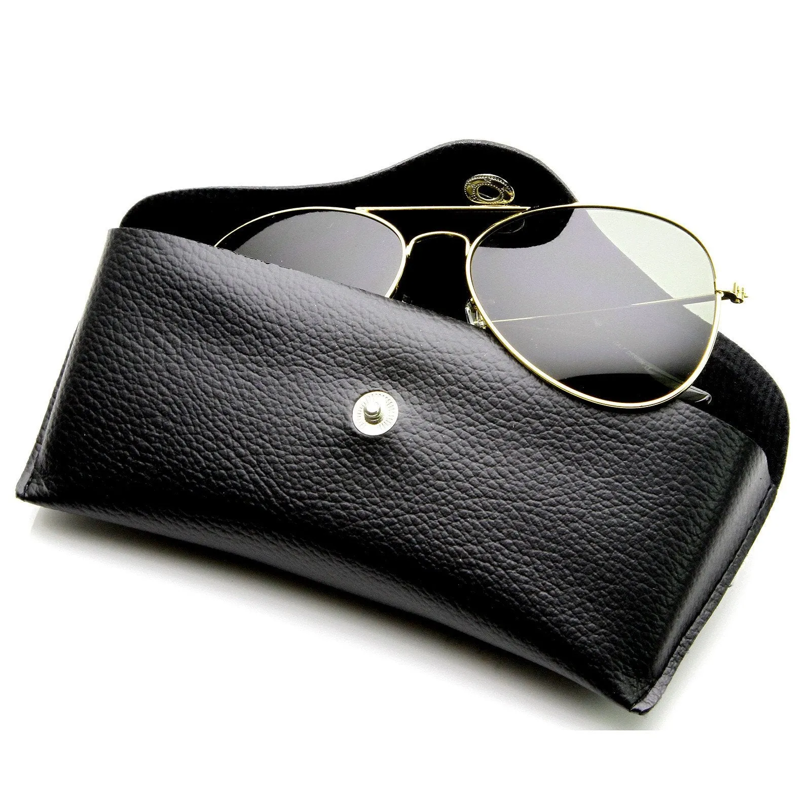 Limited Edition Classic Metal Tear Drop Aviator Sunglasses + Case 1041 sold by ZeroUV product image thumbnail 3