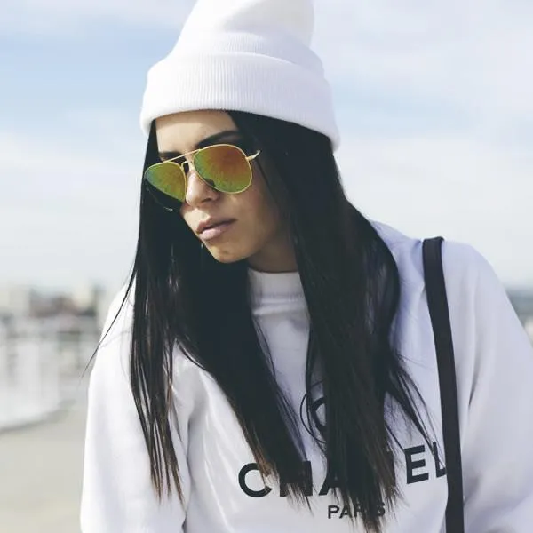 Zerouv Full Gold Frame Flash Color Mirrored Lens Sunglasses 1486 sold by ZeroUV product image thumbnail 2