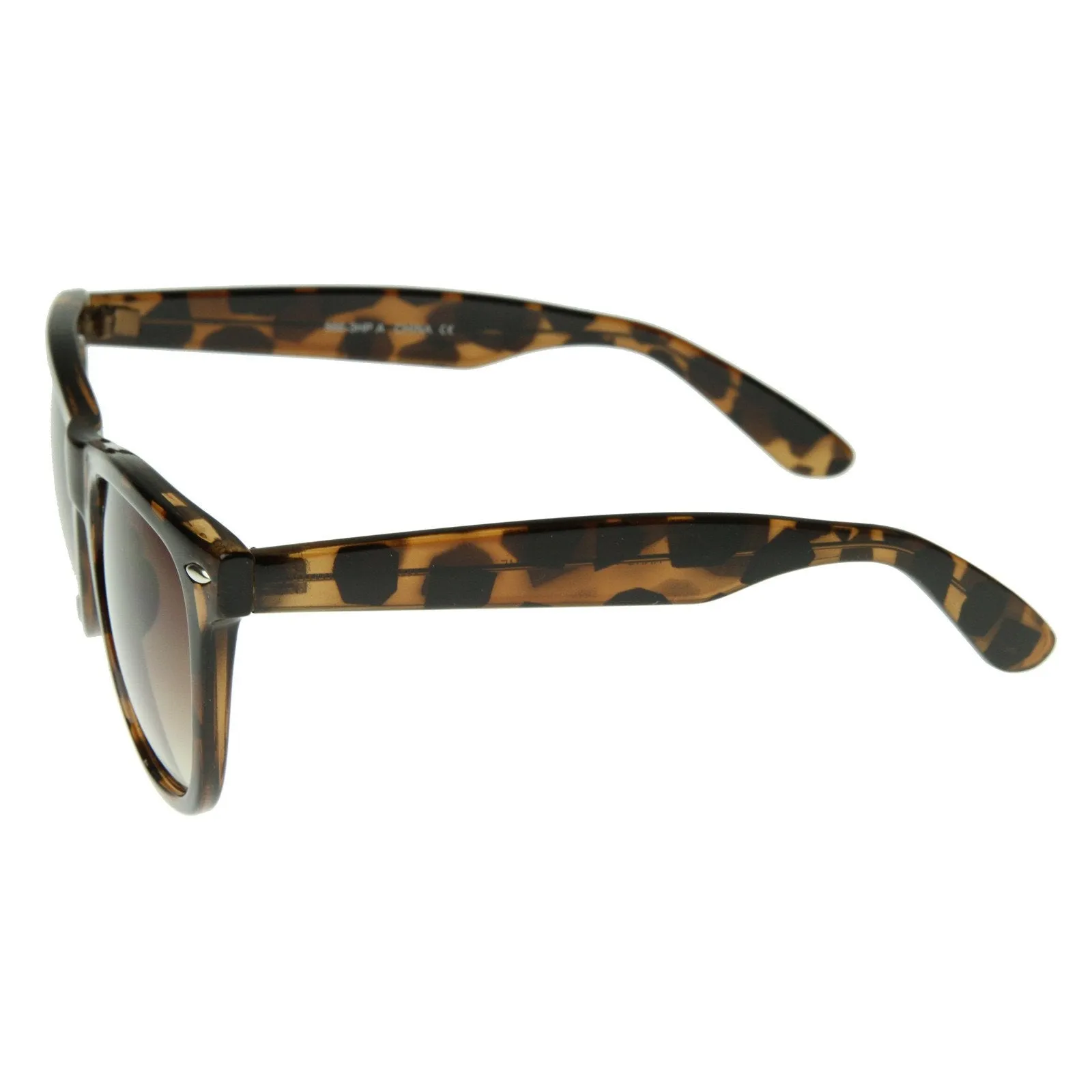 Retro Large Horned Rim Classic Sunglasses 2374 54mm sold by ZeroUV product image thumbnail 3