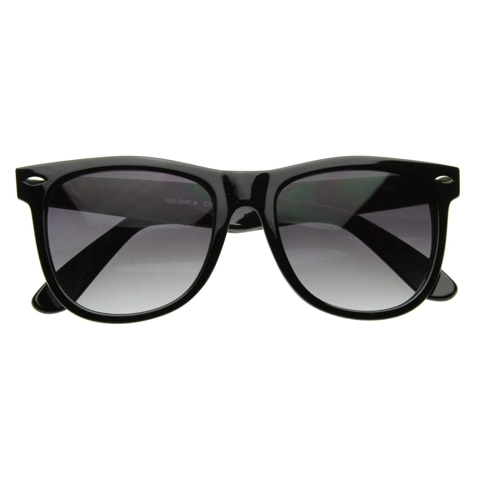 Retro Large Horned Rim Classic Sunglasses 2374 54mm sold by ZeroUV product image thumbnail 5