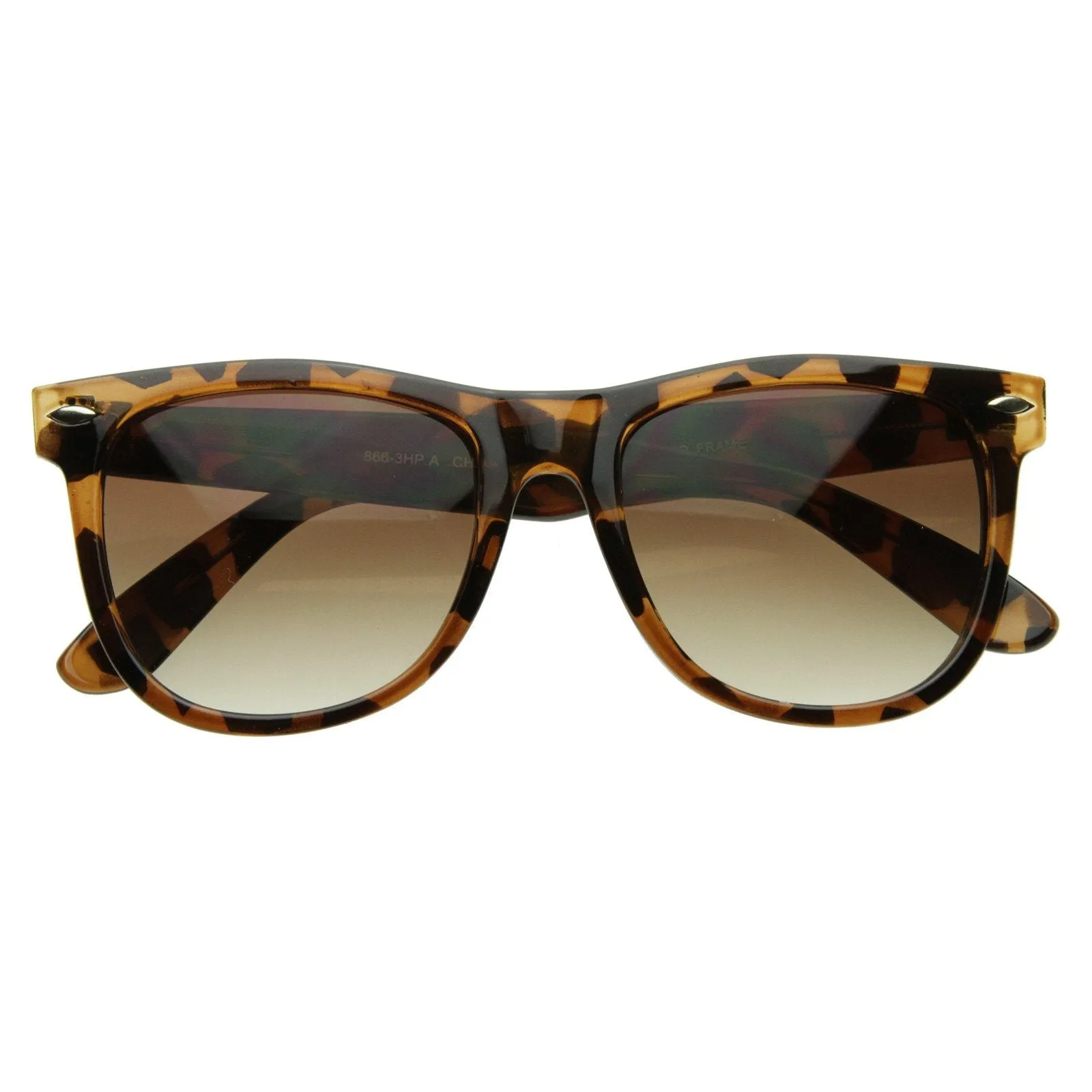 Retro Large Horned Rim Classic Sunglasses 2374 54mm sold by ZeroUV