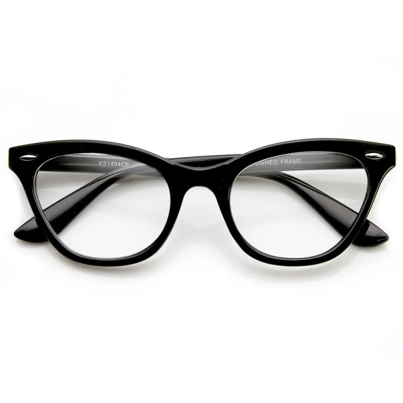 Womens Retro 1950's Fashion Clear Lens Cat Eye Glasses 9276 sold by ZeroUV
