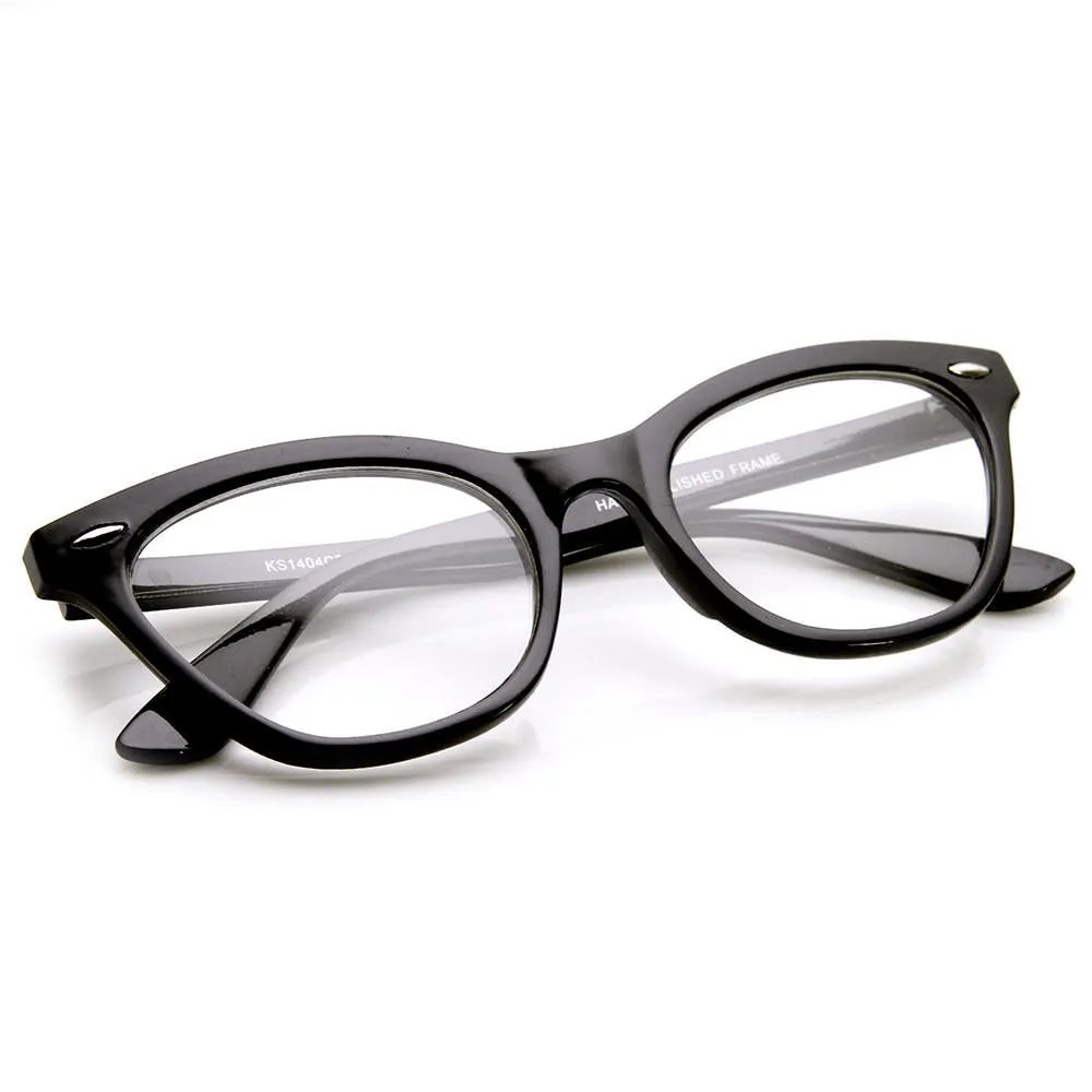 Womens Retro 1950's Fashion Clear Lens Cat Eye Glasses 9276 sold by ZeroUV product image thumbnail 3