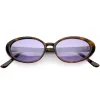 Women's True Vintage Color Tone Lens Oval Sunglasses C697 sold by ZeroUV