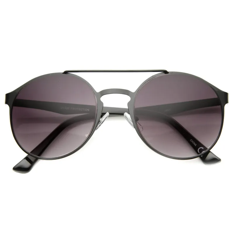 Retro Steampunk Fashion Round Metal Sunglasses 9818 sold by ZeroUV