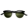 Dapper Vintage Fashion Round Half Frame Sunglasses 9165 sold by ZeroUV