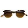 Dapper Vintage Fashion Round Half Frame Sunglasses 9165 sold by ZeroUV